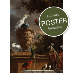 Puzzel (1.000 stukjes): De menagerie, Melchior d’Hondecoeter, Rijksmuseum Amsterdam