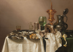 Puzzel (1.000 stukjes): Stilleven met vergulde bokaal, Willem Claesz Heda, Rijksmuseum Amsterdam