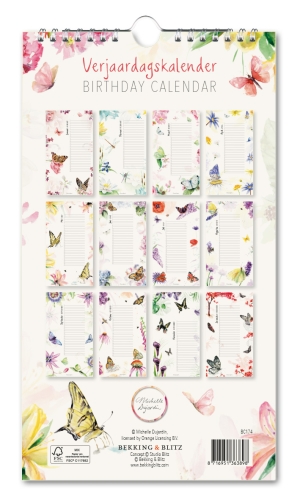 Verjaardagskalender: Passion for Butterflies, Michelle Dujardin