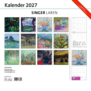 Singer Laren maandkalender 2027