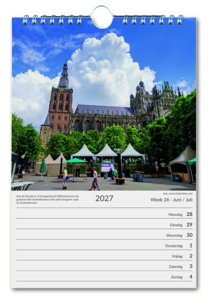 Holland weekkalender 2027