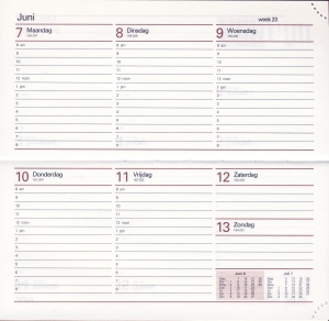 Combi agenda pocket 2027