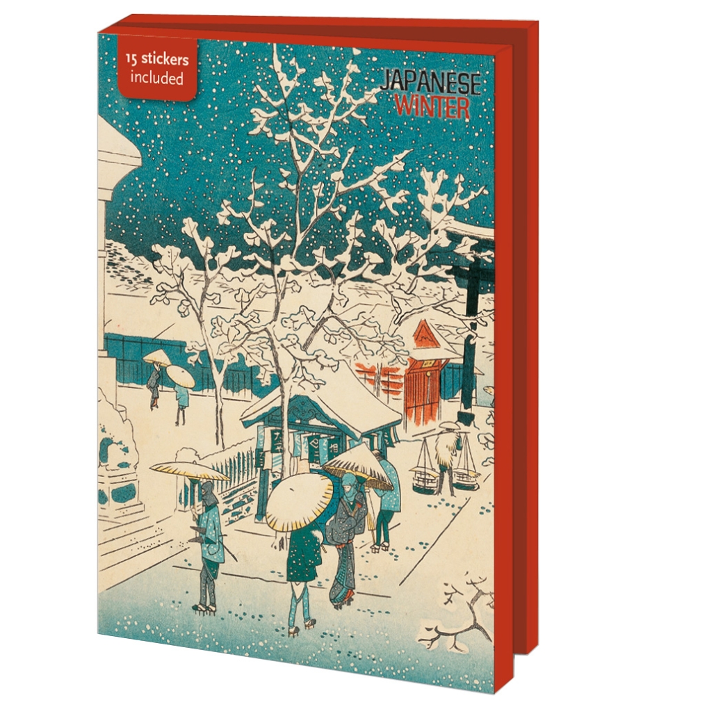 Kaartenmapje met env, groot: Japanese Winter