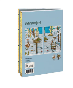 Kaartenmapje met env, groot: Winter in the forest, Christian Kaempf