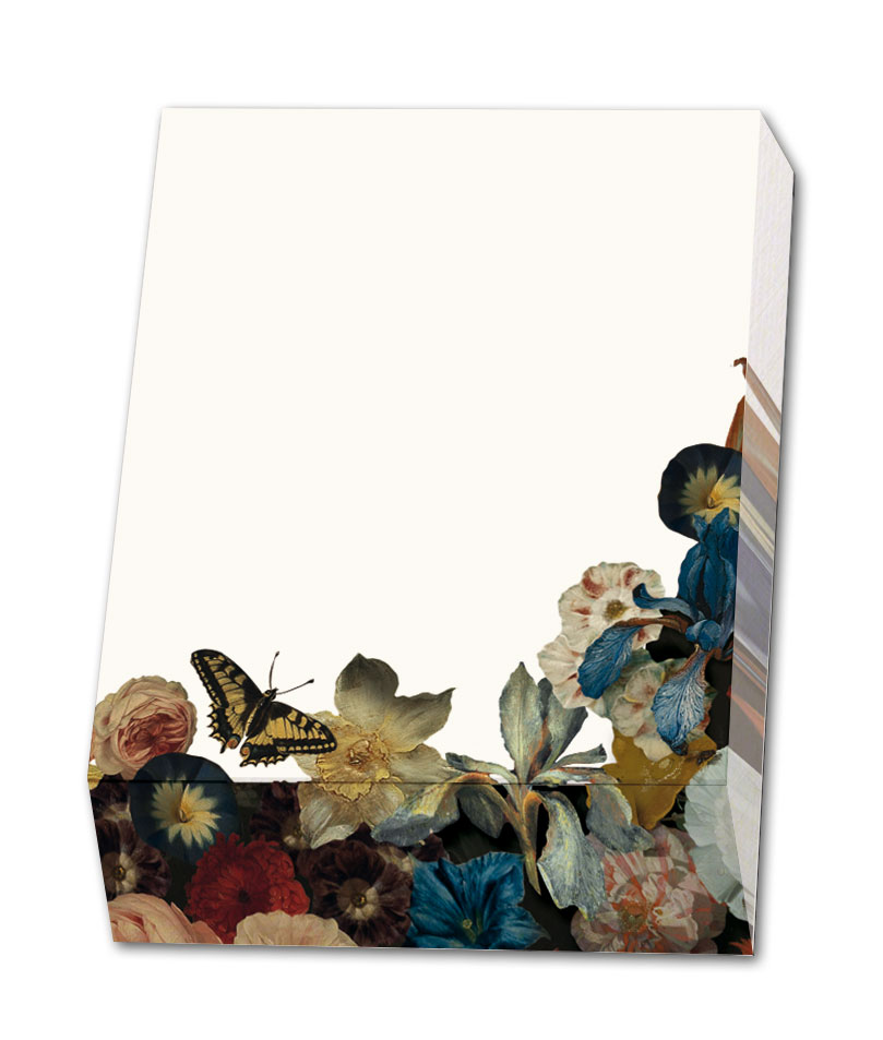 Memo blocnote: Floral & Toile, The Fitzwilliam Museum