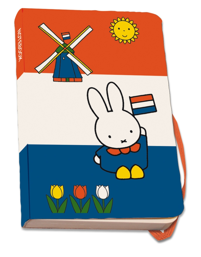 Notitieboek A6, zachte kaft: Nijntje – Miffy – Holland, Dick Bruna
