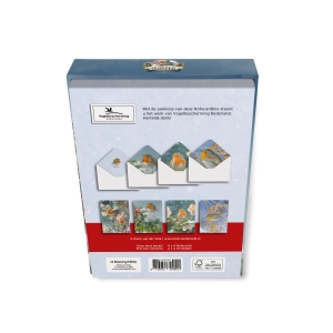 Notecard box: A Robin’s Winter, Elwin van der Kolk, Vogelbescherming Nederland