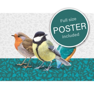 Puzzel (1.000 stukjes): Drie vogels, Elwin van der Kolk, Vogelbescherming Nederland