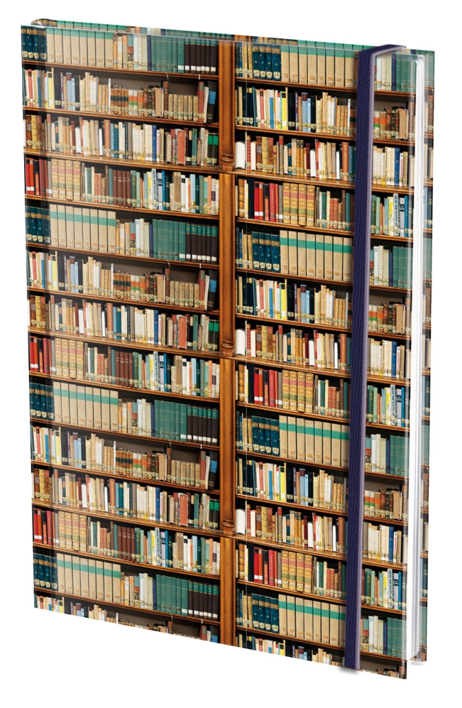 Notitieboek A6, harde kaft: Boeken, Die Klosterbibliothek, Maria Laach