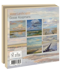 Kaartenmapje met env, vierkant: Water Landscapes, Gosse Koopmans
