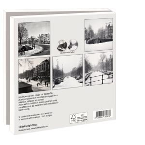 Kaartenmapje met env, vierkant: Winter, Marie-Jeanne van Hovell tot Westerflier