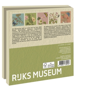 Kaartenmapje met env, vierkant: Sibylla Merian, Rijksmuseum